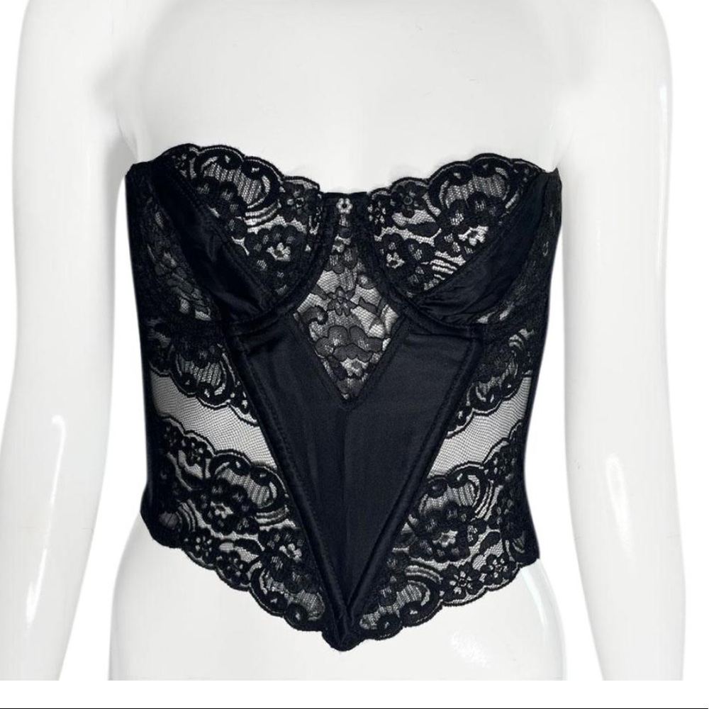 Christian Dior Floral Lace Bustier - Picture 12 of 12